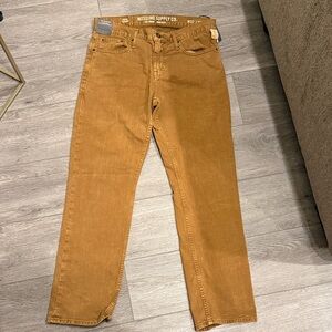 Mossimo Supply Co. Men's Tan Slim Straight Jeans